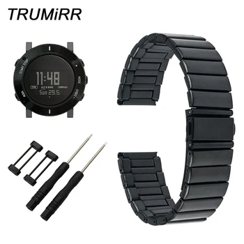 24mm Stainless Steel Watchband with Lug Adapter & Screwdriver for Suunto Core Watch Band Wrist Strap Link Bracelet Black Silver
24mm Stainless Steel Watchband with Lug Adapter & Screwdriver for Suunto Core Watch Band Wrist Strap Link Bracelet Black Silver
