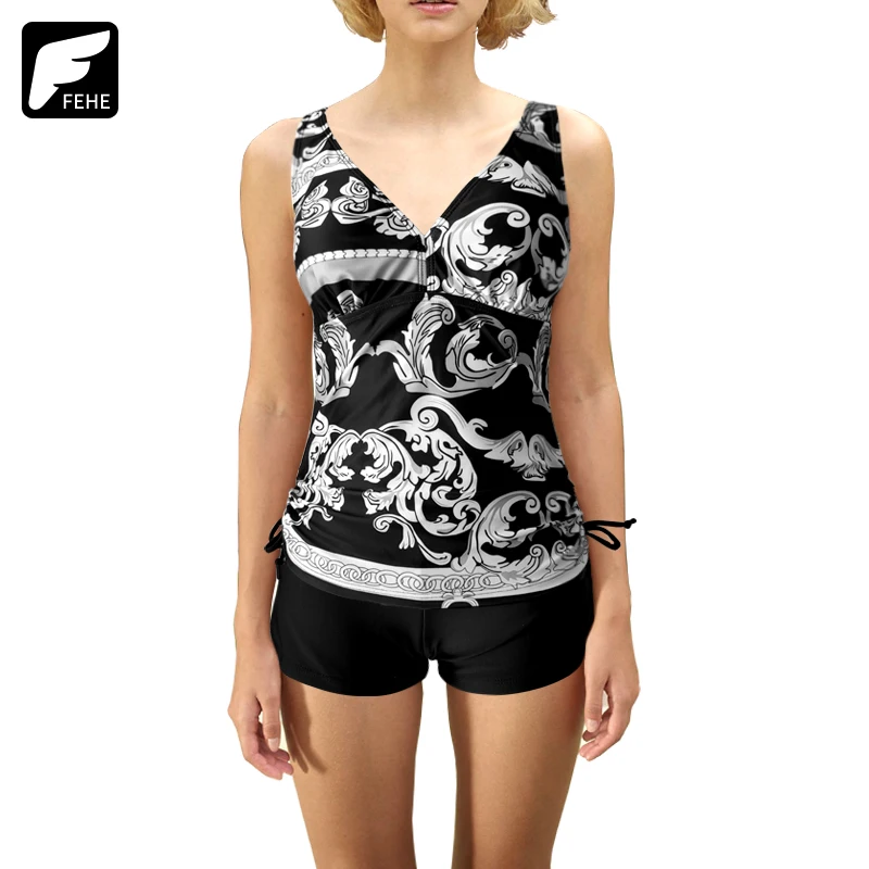 FEHE 2019 Summer New Push Up Swimwear Women Large Big Plus Size Sexy Backless Padded Bathing Two-Piece Print Swimsuit
FEHE 2019 Summer New Push Up Swimwear Women Large Big Plus Size Sexy Backless Padded Bathing Two-Piece Print Swimsuit