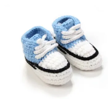 Newborn Shoes 10cm Multicolor Knitted Baby Crib Shoes Handmade Infant Crochet Booties Lace-up Newborn Shoes 10cm
Newborn Shoes 10cm Multicolor Knitted Baby Crib Shoes Handmade Infant Crochet Booties Lace-up Newborn Shoes 10cm