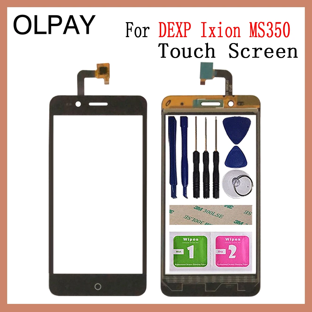 OLPAY 5.0" Mobile Phone TouchScreen For DEXP Ixion MS350 Touch Screen Glass Digitizer Panel Lens Sensor Free Adhesive+Wipes
OLPAY 5.0" Mobile Phone TouchScreen For DEXP Ixion MS350 Touch Screen Glass Digitizer Panel Lens Sensor Free Adhesive+Wipes