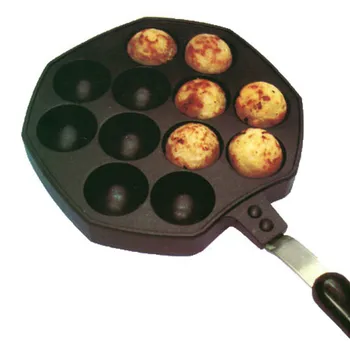 1Pc 12 Holes Takoyaki Pan Octopus Balls Non-stick Ban stove Maker Grill Mold Burning Plate with Handle DIY Kitchen Cooking
1Pc 12 Holes Takoyaki Pan Octopus Balls Non-stick Ban stove Maker Grill Mold Burning Plate with Handle DIY Kitchen Cooking