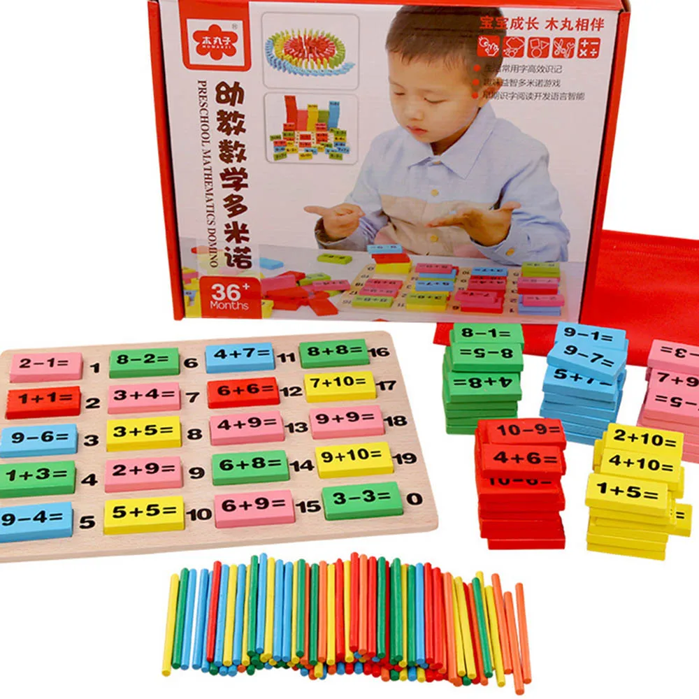 Educational Toys Wooden toys Kids Educational Math Arithmetic Teaching Aids For Math Domino Mathematical Enlightenmen
Educational Toys Wooden toys Kids Educational Math Arithmetic Teaching Aids For Math Domino Mathematical Enlightenmen