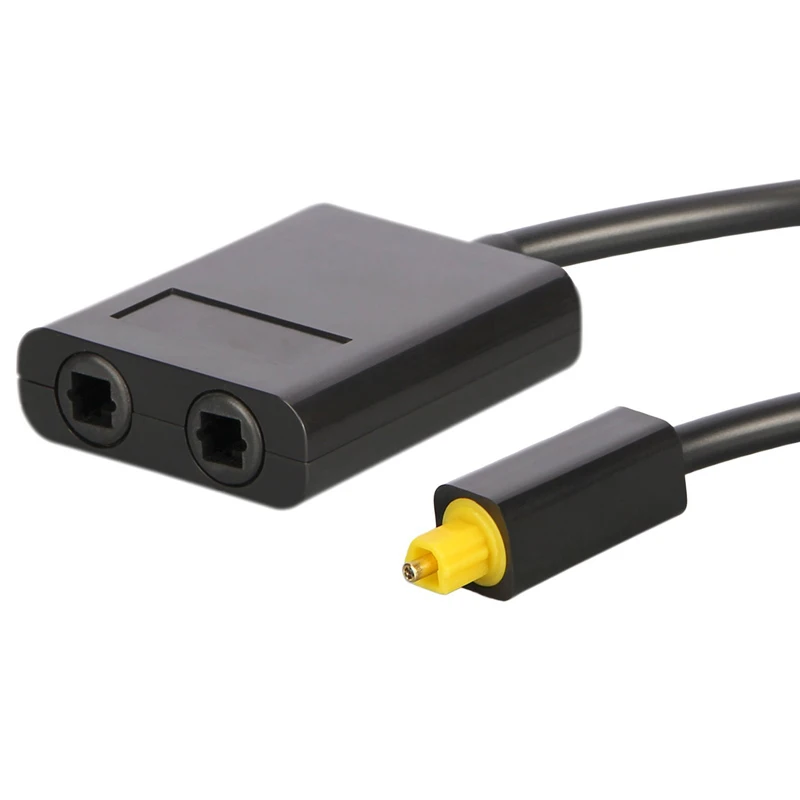 Toslink Gold Plated Digital Audio Optical Splitter 1 in 2 Out Adapter Cable ND998
Toslink Gold Plated Digital Audio Optical Splitter 1 in 2 Out Adapter Cable ND998