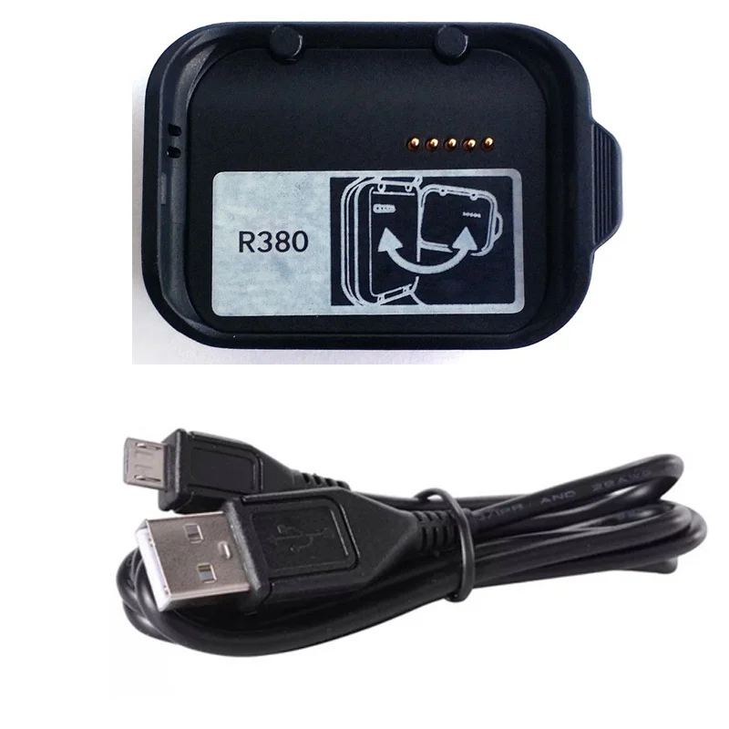 Для samsung Galaxy Шестерни 2 R380 часы с USB-кабель вилкой Mini Портативный Smartwatch Батарея
