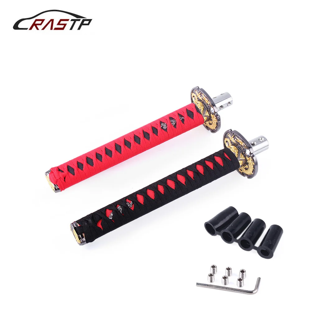 RASTP -Universal Car Accessories 26CM Long Ninja Katana Shift Lever Chrome Samurai Sword Handle Gear Shift Knob RS-SFN025-26
RASTP -Universal Car Accessories 26CM Long Ninja Katana Shift Lever Chrome Samurai Sword Handle Gear Shift Knob RS-SFN025-26