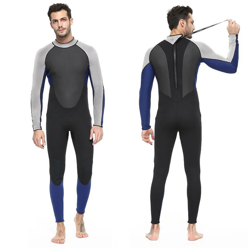 SBART Men 3mm Neoprene diving suit warm keeping patchwork Soft Wetsuit Rash Guards swimwear long sleeve Spearfishing snorkeling
SBART Men 3mm Neoprene diving suit warm keeping patchwork Soft Wetsuit Rash Guards swimwear long sleeve Spearfishing snorkeling