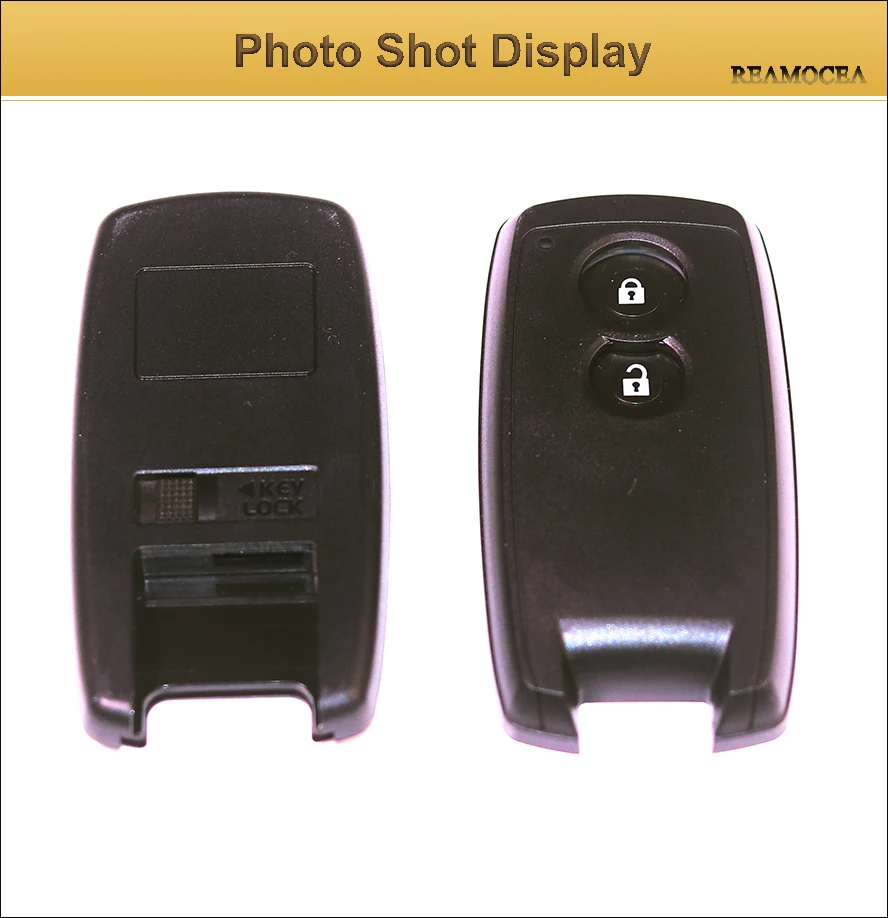 Reamocea 2 Button ABS Remote Key Case Shell Cover Fob For Suzuki SX4 2006 - 2010 For Swift XL-7 For Suzuki Grand Vitara 2012 (9)