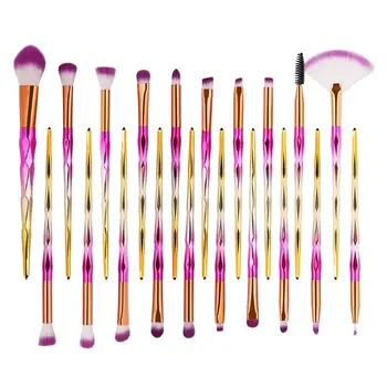 20Pcs Diamond Makeup Brush Pink Rainbow Make Up Brush For Eyeshadow Synthetic Hair Mascara Blush Foundation Cosmetic Brush Set
20Pcs Diamond Makeup Brush Pink Rainbow Make Up Brush For Eyeshadow Synthetic Hair Mascara Blush Foundation Cosmetic Brush Set