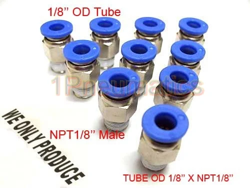 Free Shipping 100PCS/LOT 1/8" NPT Quick Pneumatic Connector Plastic Push in Fitting/ Tube Connector OD1/8'' PC1/8-N01
Free Shipping 100PCS/LOT 1/8" NPT Quick Pneumatic Connector Plastic Push in Fitting/ Tube Connector OD1/8'' PC1/8-N01