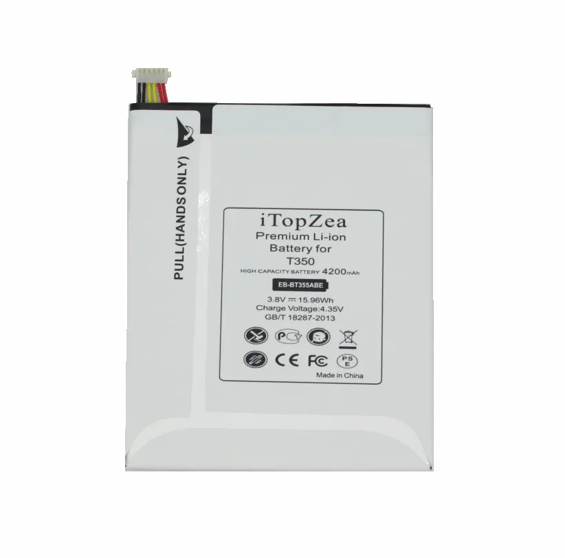 

1x4200mAh EB-BT355ABE Replacement Battery For Samsung Galaxy Tablet Tab A 8.0 T350 SM-P350 T355 T355C P350 P355C P355 SM-T357W