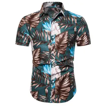 2019 New Summer Mens Short Sleeve Beach Hawaiian Shirts Cotton Casual Floral Shirts Regular Plus Size 2XL Mens clothing Fashion
2019 New Summer Mens Short Sleeve Beach Hawaiian Shirts Cotton Casual Floral Shirts Regular Plus Size 2XL Mens clothing Fashion