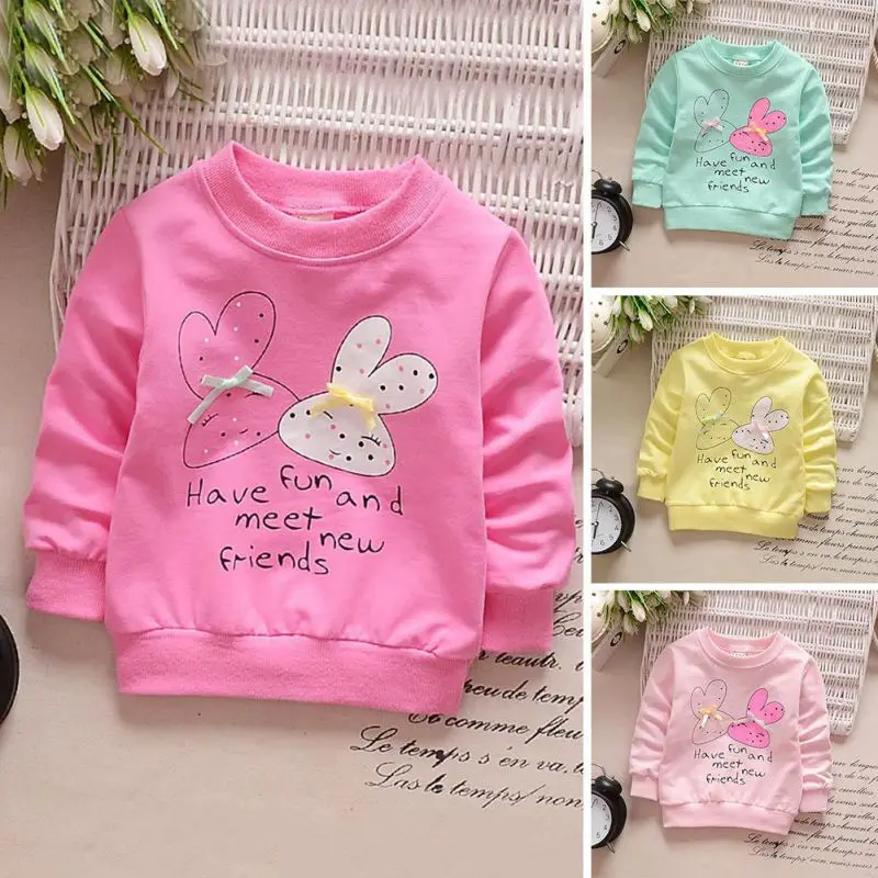 Baby Toddler Kids Girls Spring Autumn T-shirts Cotton Long Sleeve Winter Bottoming Shirts Kids Cartoon Rabbit CLOTH
Baby Toddler Kids Girls Spring Autumn T-shirts Cotton Long Sleeve Winter Bottoming Shirts Kids Cartoon Rabbit CLOTH
