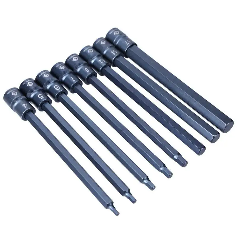 1/2 inch Inner Hexagonal Torx Screwdriver Bit 150MM Socket Bits Adapter Hand Tool H4 ,H5, H6 ,H7 ,H8 , H10 ,H12 , H14 , H17
1/2 inch Inner Hexagonal Torx Screwdriver Bit 150MM Socket Bits Adapter Hand Tool H4 ,H5, H6 ,H7 ,H8 , H10 ,H12 , H14 , H17