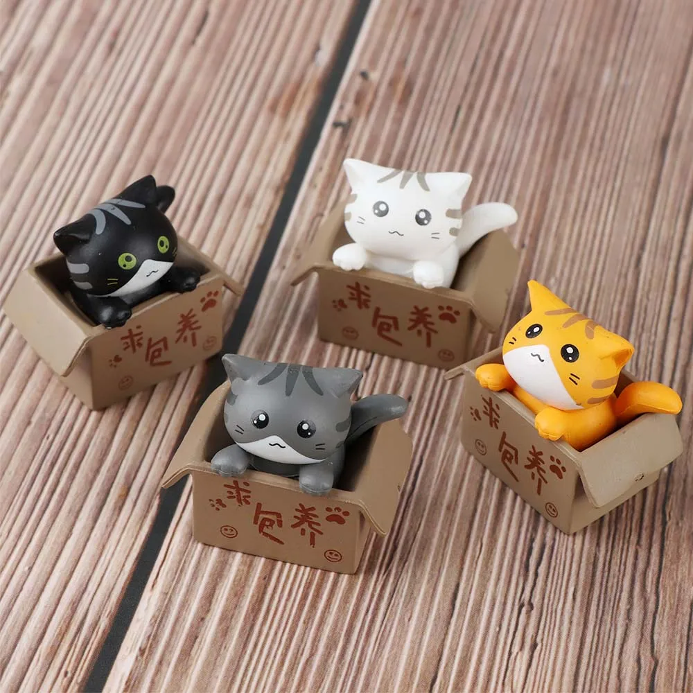 4 pcs/set Creative DIY Lovely Cute Cat Animal Ornaments Micro Landscape Home Decor Figurines
4 pcs/set Creative DIY Lovely Cute Cat Animal Ornaments Micro Landscape Home Decor Figurines