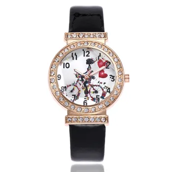 Aimecor Quartz Women Buckle Fashion Love bicycle Leather Band Analog Round Pour Watches Women Fashion Watch 2017 Y1225
Aimecor Quartz Women Buckle Fashion Love bicycle Leather Band Analog Round Pour Watches Women Fashion Watch 2017 Y1225