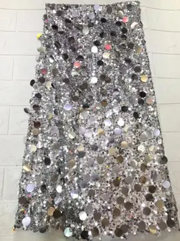 Silver big sequins Lace fabric S18112211 good looking embroidered lace Fabric For Nigerian dress
Silver big sequins Lace fabric S18112211 good looking embroidered lace Fabric For Nigerian dress
