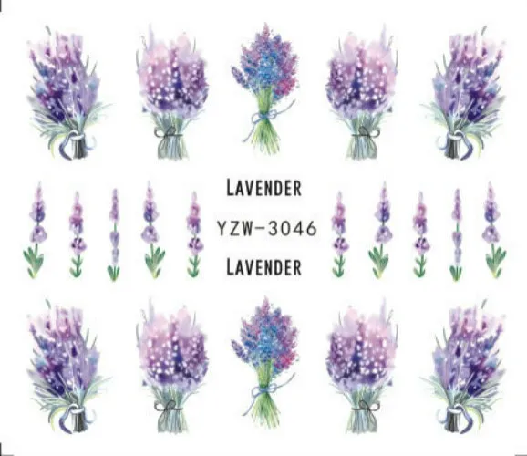 2 Sheets Kawaii Lavender Nail Stickers Provence Flowers Nailart Water Decals Purple 3d Gel Decor Blossom Valentines Manicure Diy
2 Sheets Kawaii Lavender Nail Stickers Provence Flowers Nailart Water Decals Purple 3d Gel Decor Blossom Valentines Manicure Diy