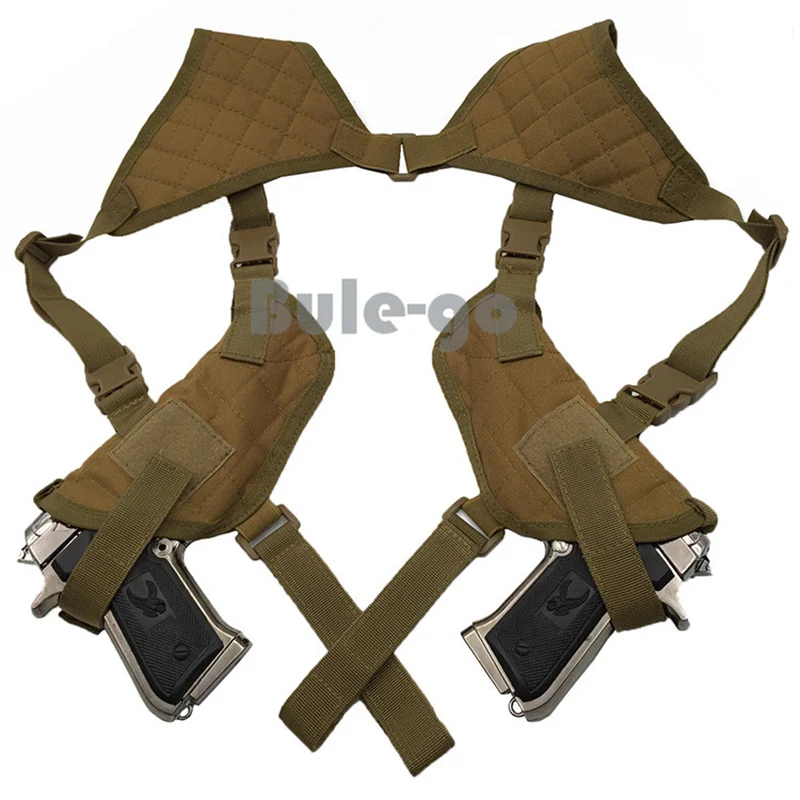 Airsoft Tactical EDC Left Right Hand Nylon Holster Gun Under Arm Shoulder Double Pistol Gun Holster Pouch Bag Fit for Glock M9
Airsoft Tactical EDC Left Right Hand Nylon Holster Gun Under Arm Shoulder Double Pistol Gun Holster Pouch Bag Fit for Glock M9