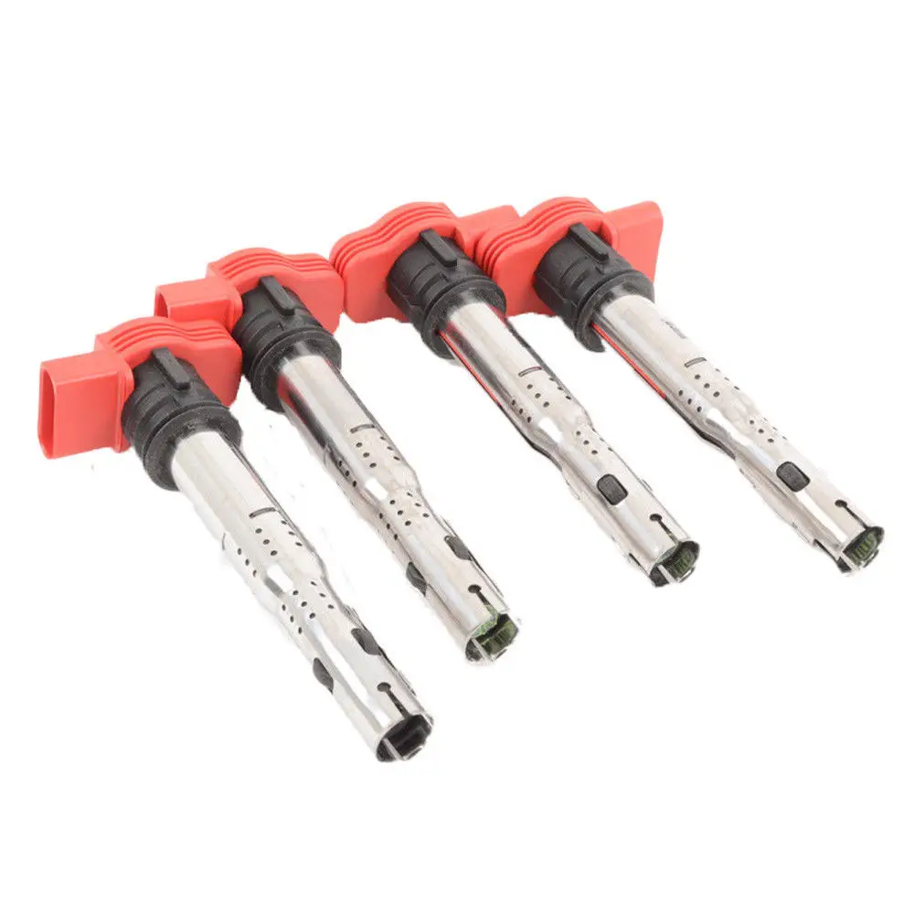 Set of 4 Ignition Coil Pack For A4 A5 A6 A7 A8 Q3 Q5 Q7 R8 RS4 RS5 S4 S5 S6 S8 TT TT Quattro allroad VW CC Eos GTI Golf
Set of 4 Ignition Coil Pack For A4 A5 A6 A7 A8 Q3 Q5 Q7 R8 RS4 RS5 S4 S5 S6 S8 TT TT Quattro allroad VW CC Eos GTI Golf