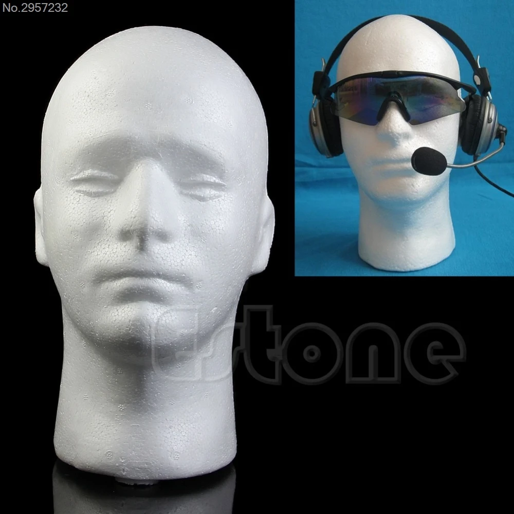Male Styrofoam Mannequin Manikin Foam Head Model Glasses Hat Wig Display Stand Z07 Drop Shipping
Male Styrofoam Mannequin Manikin Foam Head Model Glasses Hat Wig Display Stand Z07 Drop Shipping