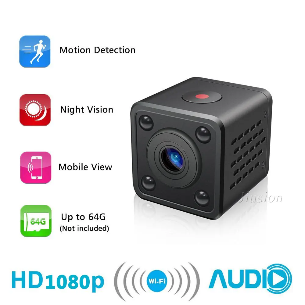 HDQ9 Mini Camera Wifi HD 1080P 120 Degree Wide Angle Night Vision Motion Detection Secret Body Camcorder Small Micro Cam
HDQ9 Mini Camera Wifi HD 1080P 120 Degree Wide Angle Night Vision Motion Detection Secret Body Camcorder Small Micro Cam
