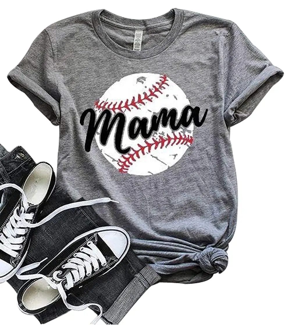 drop shipping Women Baseball Mom Mama Letter Print T Shirt Short Sleeve Tops Tee plus size t shirt for 2019 Casual women t shirt
drop shipping Women Baseball Mom Mama Letter Print T Shirt Short Sleeve Tops Tee plus size t shirt for 2019 Casual women t shirt