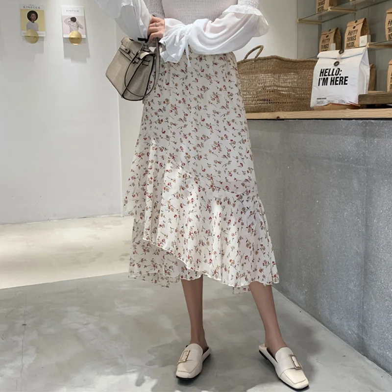 Women Chiffon Skirts 2019 Spring Summer Fashion Female Elegant Vintage Printed Floral Boho A-line Tutu Maxi Skirt Two Layers
Women Chiffon Skirts 2019 Spring Summer Fashion Female Elegant Vintage Printed Floral Boho A-line Tutu Maxi Skirt Two Layers