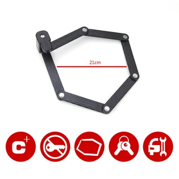 Anti-cut Safety MTB Folding Bike Lock Professional Anti-theft Alloy Steel Foldable Bicycle Lock With Mounting Bracket
Anti-cut Safety MTB Folding Bike Lock Professional Anti-theft Alloy Steel Foldable Bicycle Lock With Mounting Bracket
