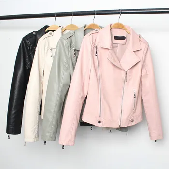 Girls Autumn Lapel Short Locomotive Coats Biker Jacket with Zipper Casual Faux Leather PU Jacket Moto Women Big Size 3xl Solid
Girls Autumn Lapel Short Locomotive Coats Biker Jacket with Zipper Casual Faux Leather PU Jacket Moto Women Big Size 3xl Solid