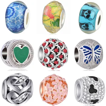 Colorful Enamel Ball Bowknot Shoe Butterfly Evil Eye Crystal Beads Charms Fit Original Pandora Bracelets for Women DIY Berloques
Colorful Enamel Ball Bowknot Shoe Butterfly Evil Eye Crystal Beads Charms Fit Original Pandora Bracelets for Women DIY Berloques