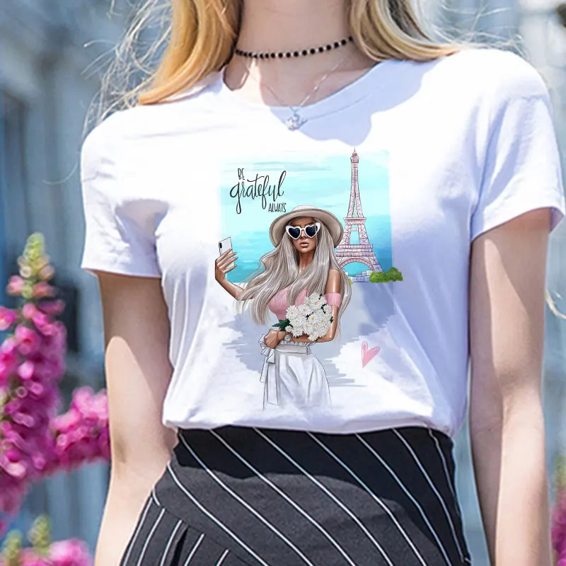 Paris fashion girl Thin Section Female T-shirts Women Clothes 2019 Summer Tops T-shirt Harajuku Streetwear ariana grande T Shirt
Paris fashion girl Thin Section Female T-shirts Women Clothes 2019 Summer Tops T-shirt Harajuku Streetwear ariana grande T Shirt