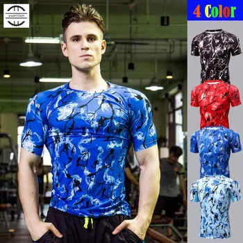 120pcs Men Pro Fitness Tight T-shirt,High Elastic Breathing Fabric Printing Sweat Quick-dry Wicking Sporting Short Sleeve Shirt
120pcs Men Pro Fitness Tight T-shirt,High Elastic Breathing Fabric Printing Sweat Quick-dry Wicking Sporting Short Sleeve Shirt