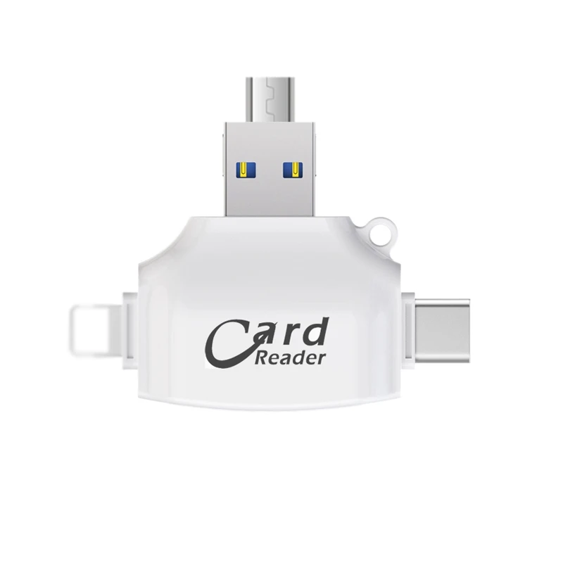 4In1 Plastic Type C/Micro-Usb/Usb Tf Sd Card Reader For Ipad For Iphone X 7 8 Plus 5 6 6S,Memory Card Reader For Samsung S8+ S
4In1 Plastic Type C/Micro-Usb/Usb Tf Sd Card Reader For Ipad For Iphone X 7 8 Plus 5 6 6S,Memory Card Reader For Samsung S8+ S