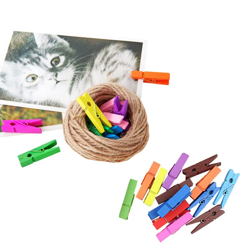 XZJJA 32Pcs Color Wooden Clothes Pegs Laundry Clips Clothespin DIY Decor Craft Arts Photo Paper Memo Bookmark Mini Clamps 35mm
XZJJA 32Pcs Color Wooden Clothes Pegs Laundry Clips Clothespin DIY Decor Craft Arts Photo Paper Memo Bookmark Mini Clamps 35mm