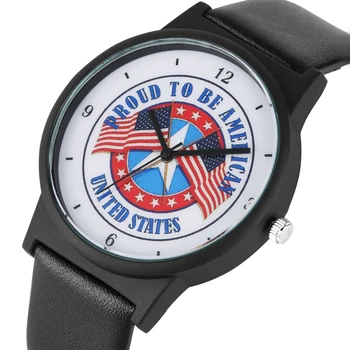 Fashion American Flag Pattern Dial Watch for Men Casual Quartz Analog Watches Premium PU Leather Strap Wristwatch for Boys Kids
Fashion American Flag Pattern Dial Watch for Men Casual Quartz Analog Watches Premium PU Leather Strap Wristwatch for Boys Kids