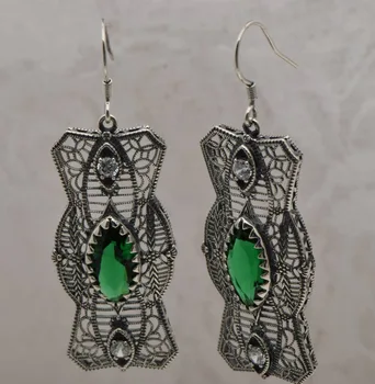 European fashion non-mainstream personality silver earrings, 925 silver restoring ancient ways is emerald earrings
European fashion non-mainstream personality silver earrings, 925 silver restoring ancient ways is emerald earrings