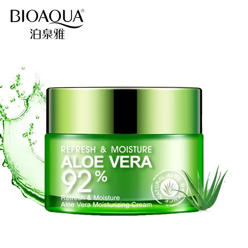 BIOAQUA 50g Aloe Vera Gel Smooth Moisturizing Whitening Day Cream Anti Wrinkle Anti Aging Face Repair Cream Face Skin Care
BIOAQUA 50g Aloe Vera Gel Smooth Moisturizing Whitening Day Cream Anti Wrinkle Anti Aging Face Repair Cream Face Skin Care