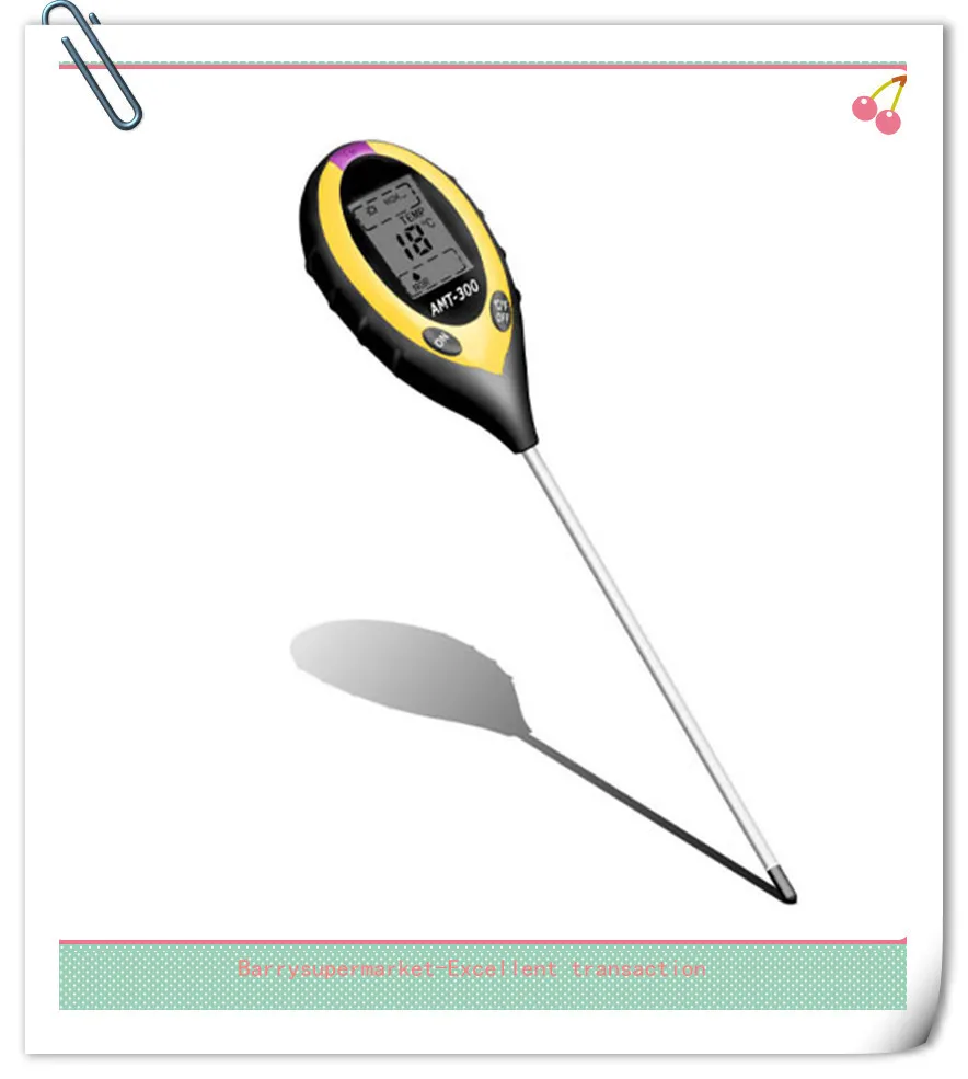 Digital Moisture Meter Soil Water PH Temperature Sunlight Light Humidity Meter Tester Soil Hygrometer garden tool Thermometer
Digital Moisture Meter Soil Water PH Temperature Sunlight Light Humidity Meter Tester Soil Hygrometer garden tool Thermometer