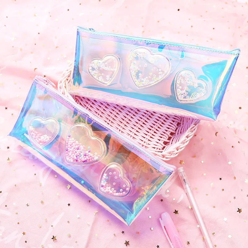 Cute Quicksand Pencil Case Kawaii Pencil Pouch Creative Laser Pen CaseFor Girls Gift Back To School Office Supplies Stationery
Cute Quicksand Pencil Case Kawaii Pencil Pouch Creative Laser Pen CaseFor Girls Gift Back To School Office Supplies Stationery