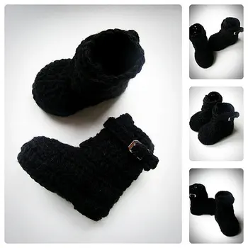 Black Crochet Baby Booties, Newborn Crochet Shoes, Knitted Infant Footwear, Crochet High Top Booties, Baby shower gift
Black Crochet Baby Booties, Newborn Crochet Shoes, Knitted Infant Footwear, Crochet High Top Booties, Baby shower gift
