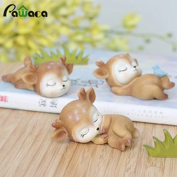 Sleeping Baby Deer Statue Mini 3D Deer Figurine Resin Crafts Art Decor for Home Garden Car Table Decoration Ornament Kids Gift
Sleeping Baby Deer Statue Mini 3D Deer Figurine Resin Crafts Art Decor for Home Garden Car Table Decoration Ornament Kids Gift