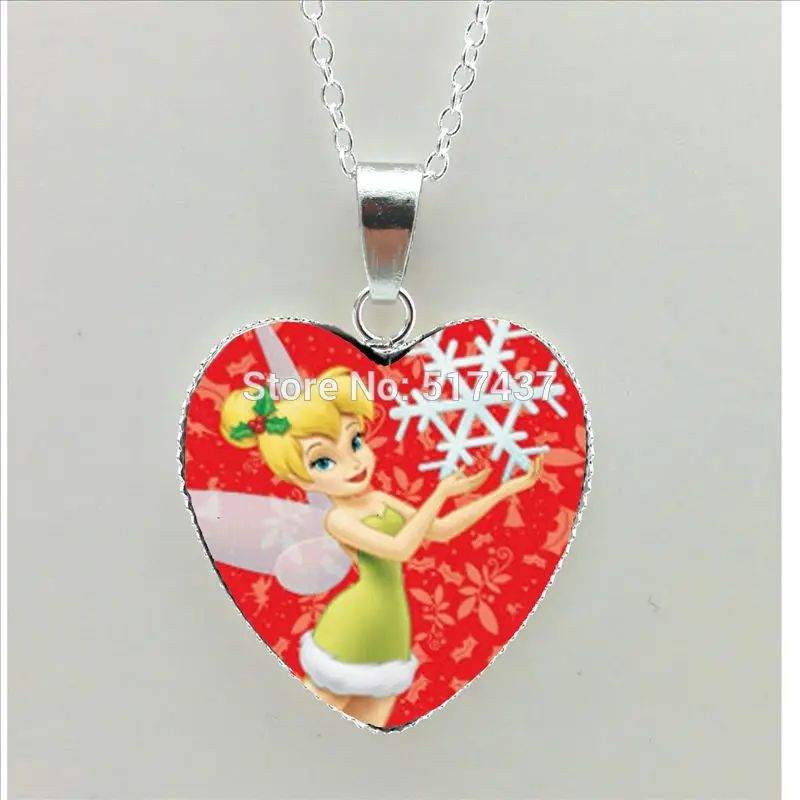 HT--00342 New Heart Necklace Tinkerbell Pendant Glass Jewelry Women Heart Shaped Necklace HZ3HZ3
HT--00342 New Heart Necklace Tinkerbell Pendant Glass Jewelry Women Heart Shaped Necklace HZ3HZ3