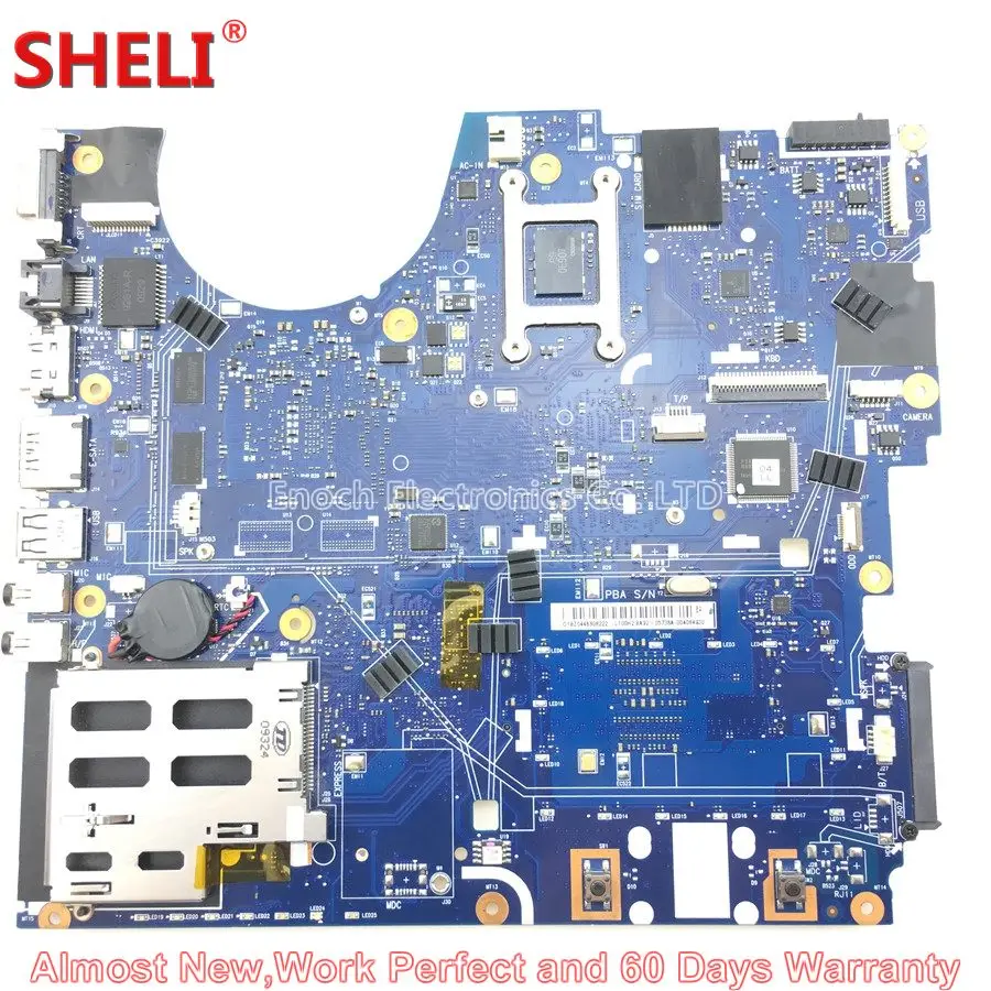BA92-05738A BA92-05738B Laptop Motherboard For Samsung NP-R522 R522 CANNESBONN BA41-01061A PM45 2