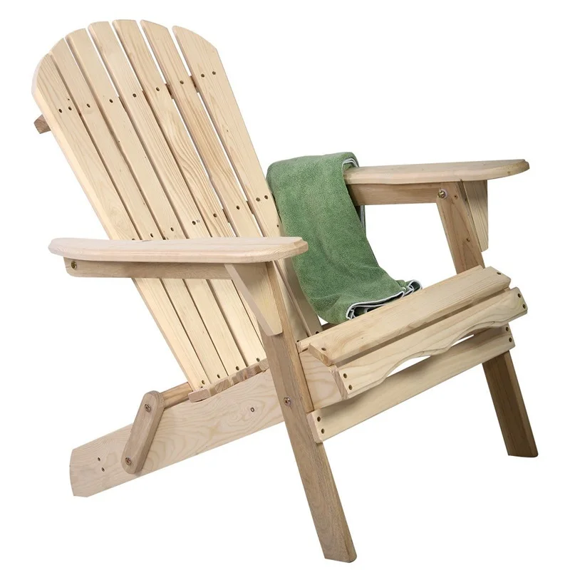 Giantex Ergonomic Outdoor Garden Patio Furniture Folding Sun Lounger Fir Wood Adirondack Chair Chaise Lounge Hw50296 Householdz Express