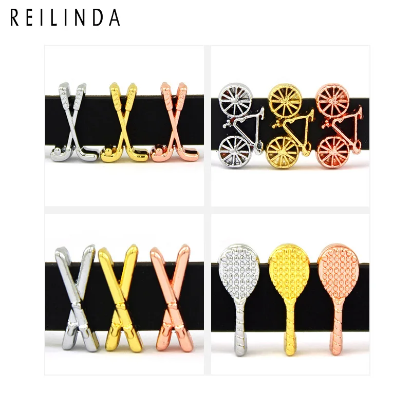 Wholesale 10pcs/pack Mixed Styles Sports Slide Charms Diy Accessories Fit 8mm Belt Wristband Pet Collar
Wholesale 10pcs/pack Mixed Styles Sports Slide Charms Diy Accessories Fit 8mm Belt Wristband Pet Collar