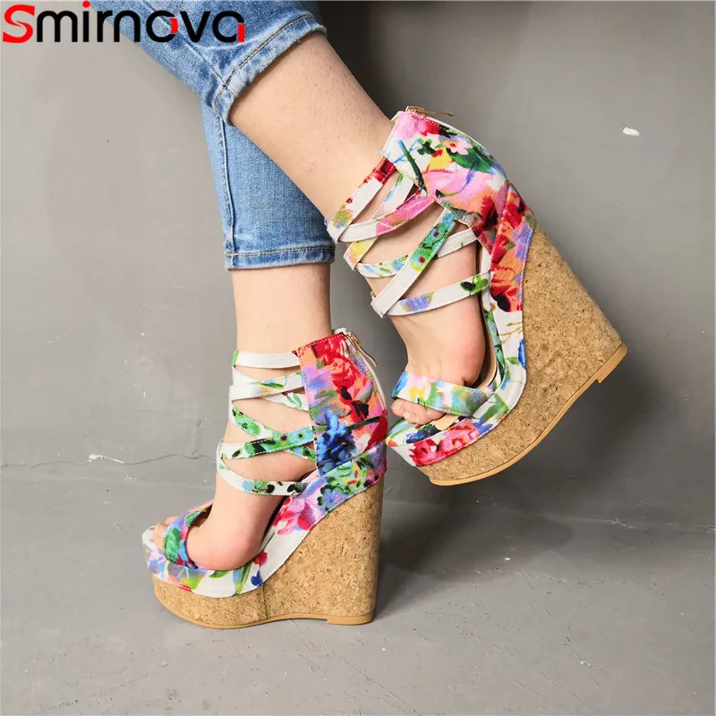 Smirnova plus size 35-47 summer sandals for women zip super high heels ladies prom shoes platform wedges sandals women 2019
Smirnova plus size 35-47 summer sandals for women zip super high heels ladies prom shoes platform wedges sandals women 2019