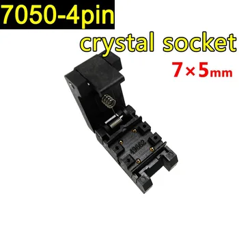 SMT Patch Crystal Vibration Aging Seat 7*5mm Crystal Vibration 7050-4pin Flipping Probe Testing Seat
SMT Patch Crystal Vibration Aging Seat 7*5mm Crystal Vibration 7050-4pin Flipping Probe Testing Seat