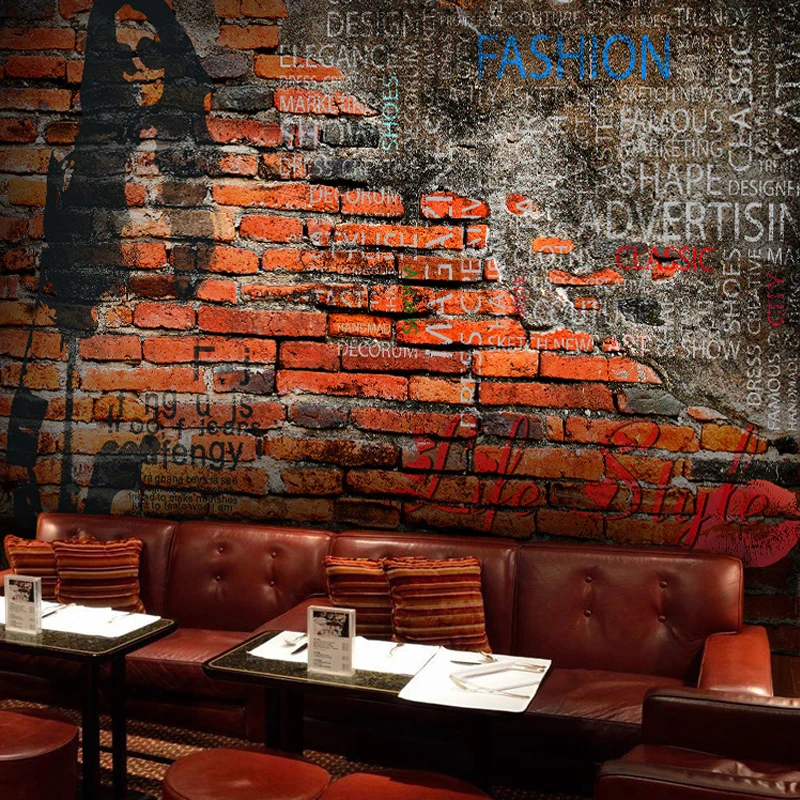 Custom Size Photo Retro brick wall personality graffiti wallpaper youth Lounge Bar Cafe Restaurant wallpaper mural
Custom Size Photo Retro brick wall personality graffiti wallpaper youth Lounge Bar Cafe Restaurant wallpaper mural