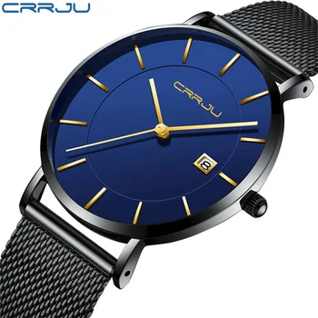 CRRJU Men's Wrist Watches Luxury Brand Watch Men Fashion Sport Watch Stainless Steel Ultra Thin Auto Date Men's Watch Saati
CRRJU Men's Wrist Watches Luxury Brand Watch Men Fashion Sport Watch Stainless Steel Ultra Thin Auto Date Men's Watch Saati