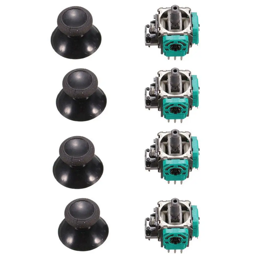 4 Sets 3 pin 3D Analog Joystick Stick Sensor Module Potentiometers & Thumbsticks Cap for Microsoft XBox One Controller
4 Sets 3 pin 3D Analog Joystick Stick Sensor Module Potentiometers & Thumbsticks Cap for Microsoft XBox One Controller